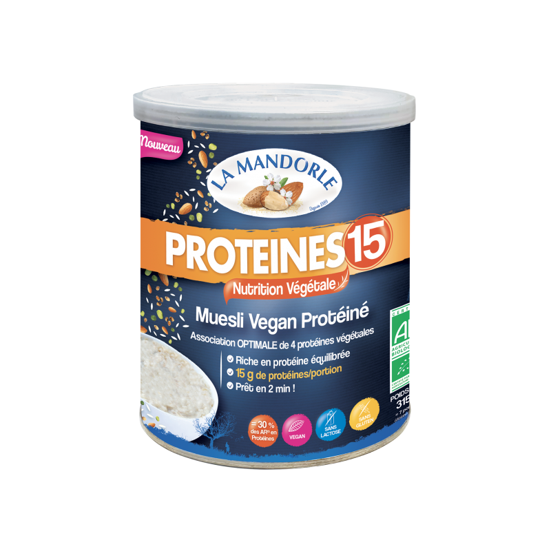 Muesli Vegan Protéiné PROTEINES 15 Muesli Vegan Protéiné PROTEINES 15